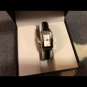 Genuine Coach Leather Watch (Black)